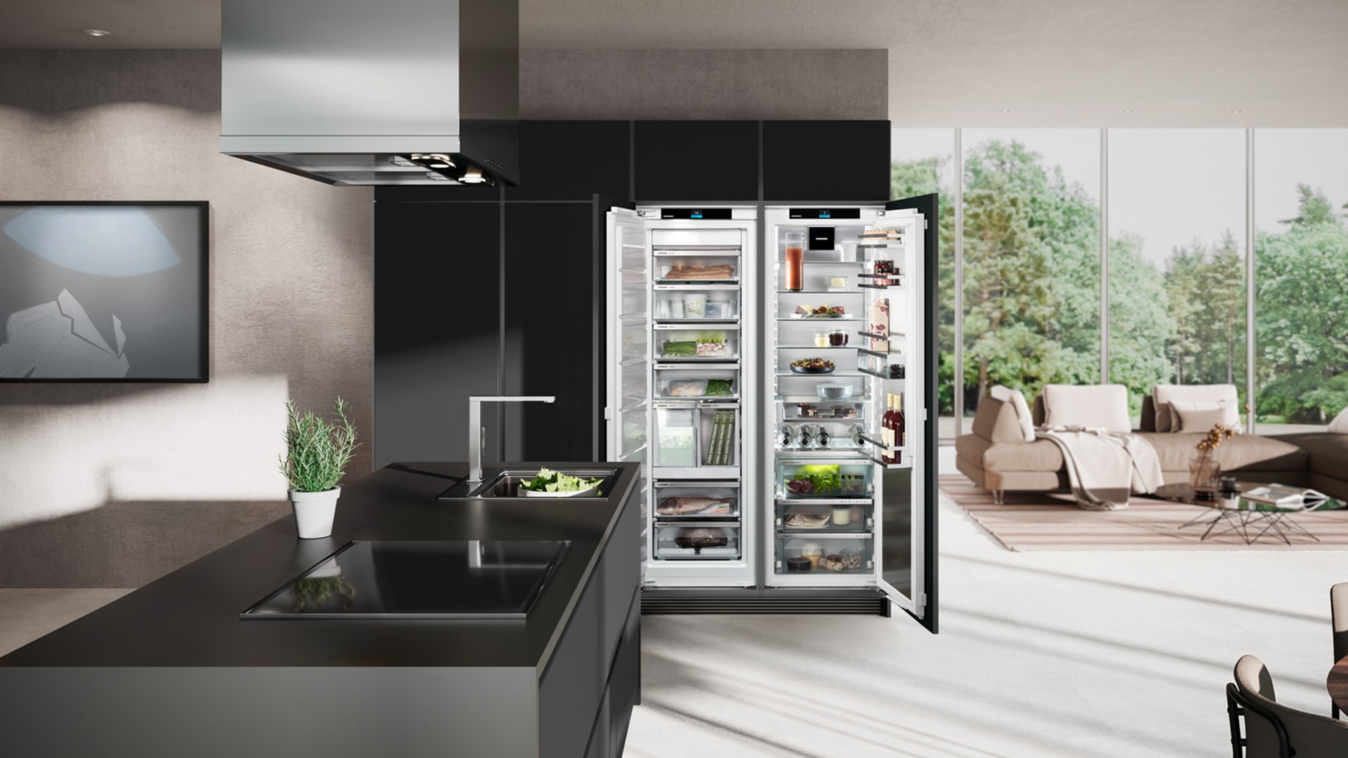 Liebherr Monolith tủ lạnh độc lập cao cấp thiết kế kiến trúc tại Eurocook