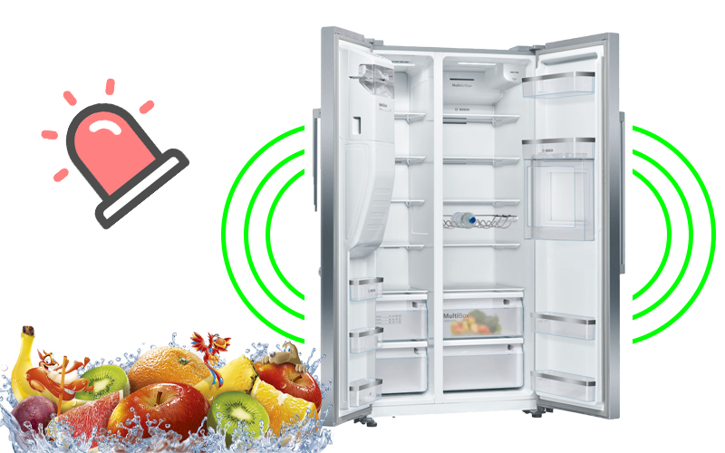 Cảnh báo cửa mở bosch KAG93AIEPG