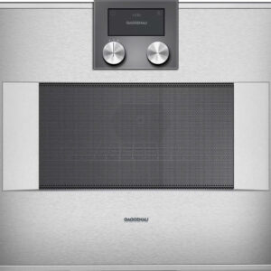 Lò nướng kết hợp vi sóng âm tủ Gaggenau BM450110 400 series-Thép không gỉ-50L -Bản lề cửa bên trái