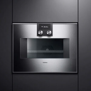 Lò nướng kết hợp vi sóng âm tủ Gaggenau BM451110 400 series-Thép không gỉ-50L -Bản lề cửa bên trái