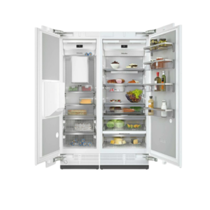 Bộ tủ lạnh kết hợp Miele MasterCool K 2802 Vi - F 2672 Vi - Làm đá tự động - Lấy nước ngoài