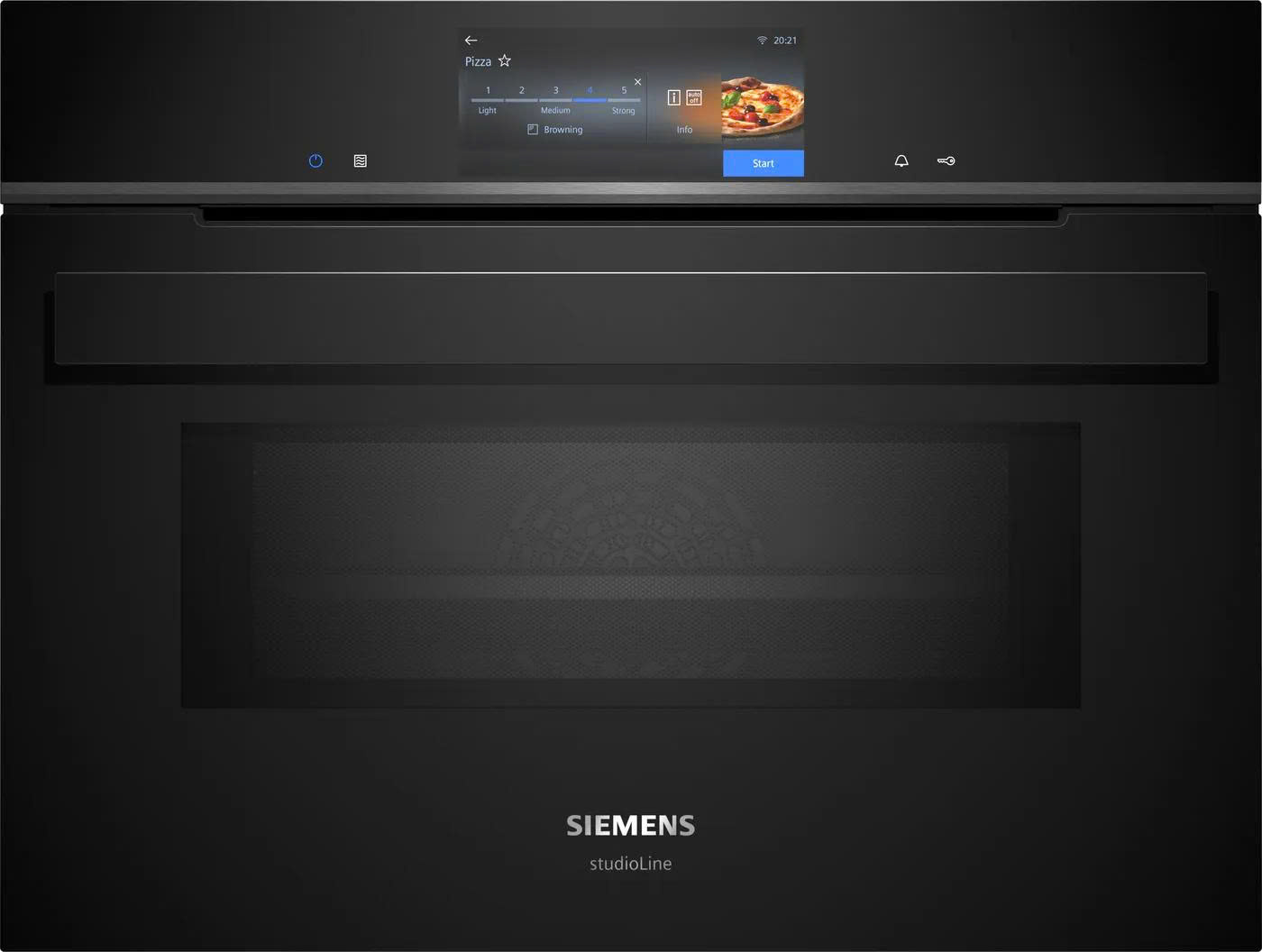 Lò nướng kèm vi sóng âm tủ siemens iQ700 CM978GQB1