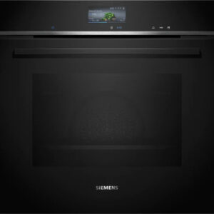 Lò nướng kèm hấp âm tủ Siemens HR776G1B1B iQ700 - 60 x 60 cm, Màu đen