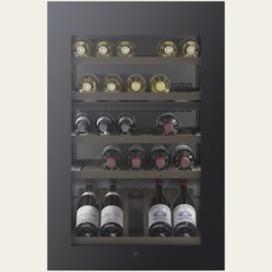 Tủ rượu vang tích hợp V-ZUG WineCooler V400 90cm – Màu đen bản lề bên phải