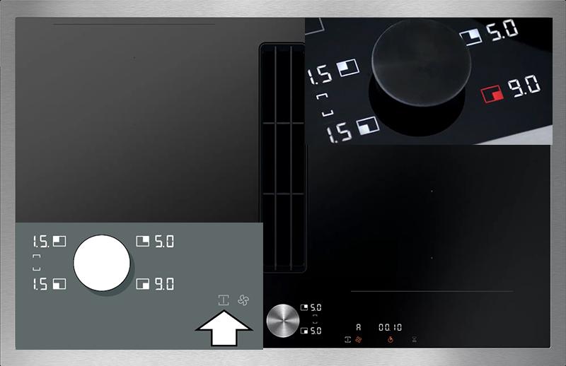 Bếp Từ Tích Hợp Hút Mùi Gaggenau CV282111