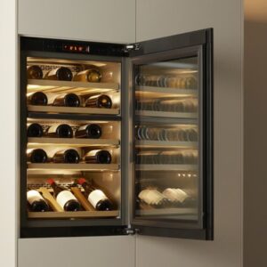 Tủ rượu vang V-ZUG WineCooler V400 90cm - Màu bạch kim