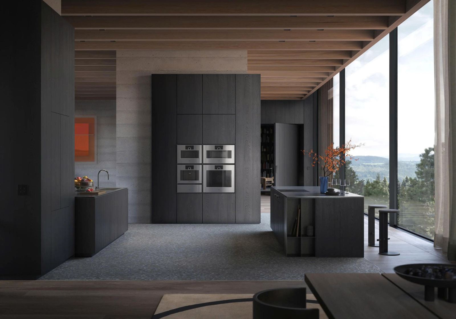 Đầu dò nhiệt độ lõi cảm biến 3 điểm lò nướng Gaggenau GO480120