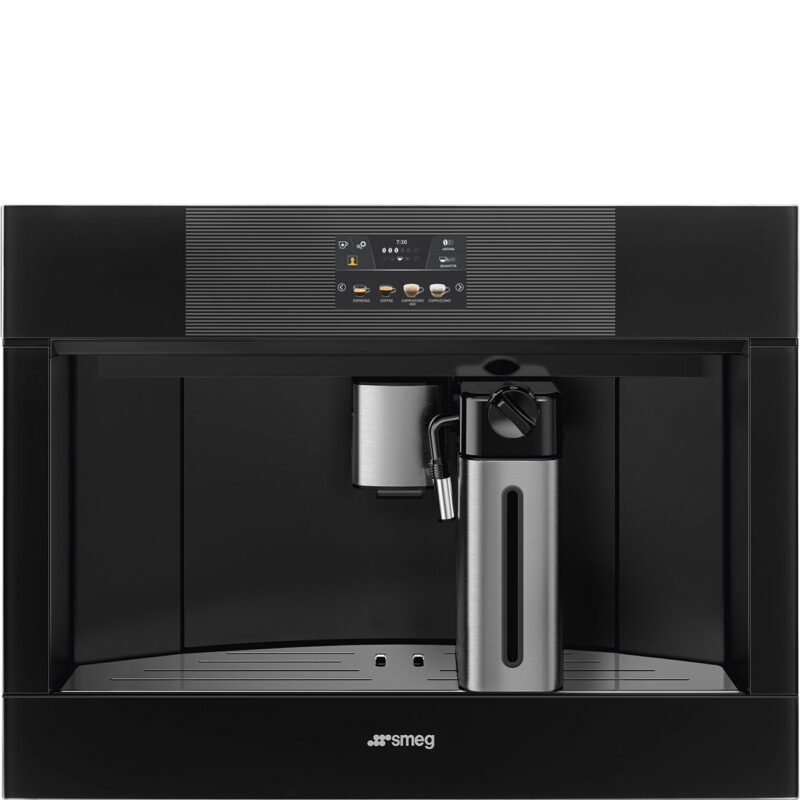 Máy pha cà phê Smeg CMS4104B3 – Línea Đen Bóng 45cm – Tự động
