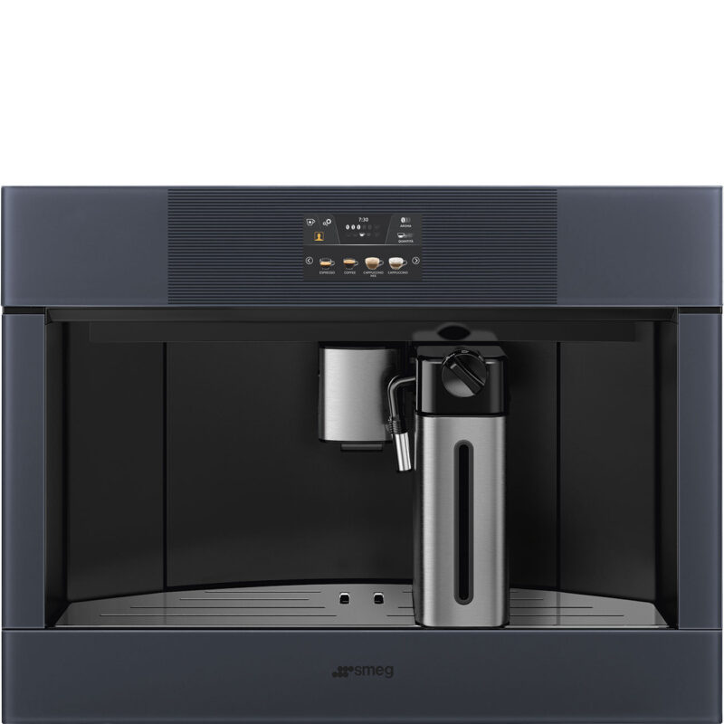 Máy pha cà phê Smeg CMS4104G – Línea Neptune Grey 45cm – Tự động