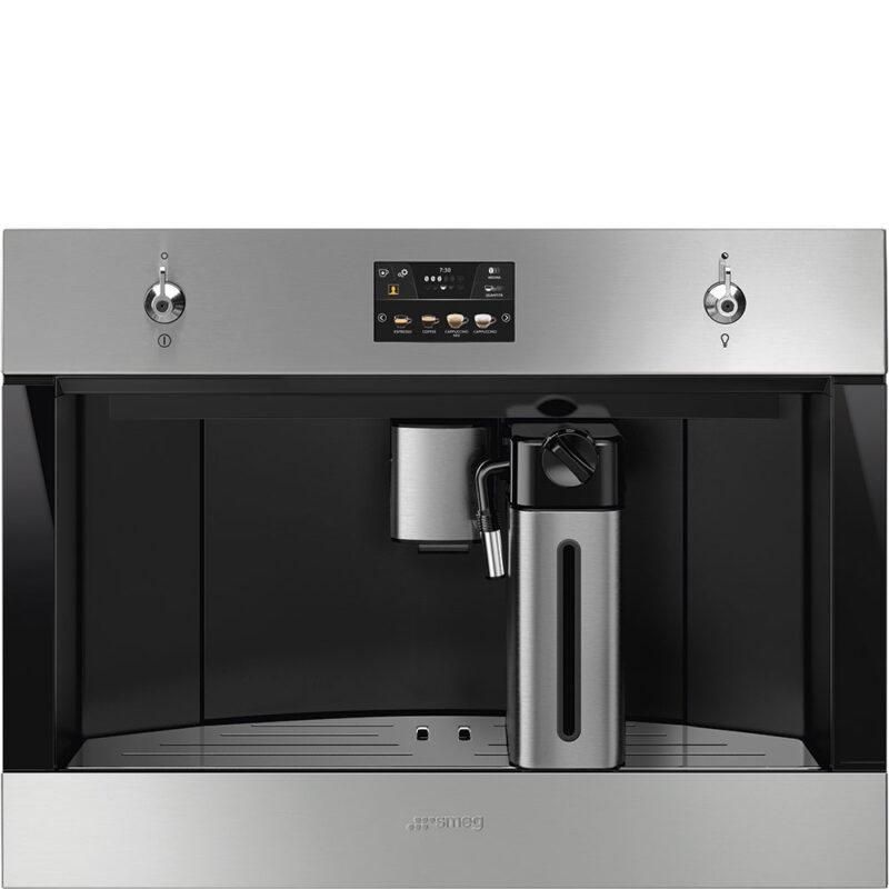Máy pha cà phê Smeg CMS4303X – Clásica 45cm – Tự động, tích hợp