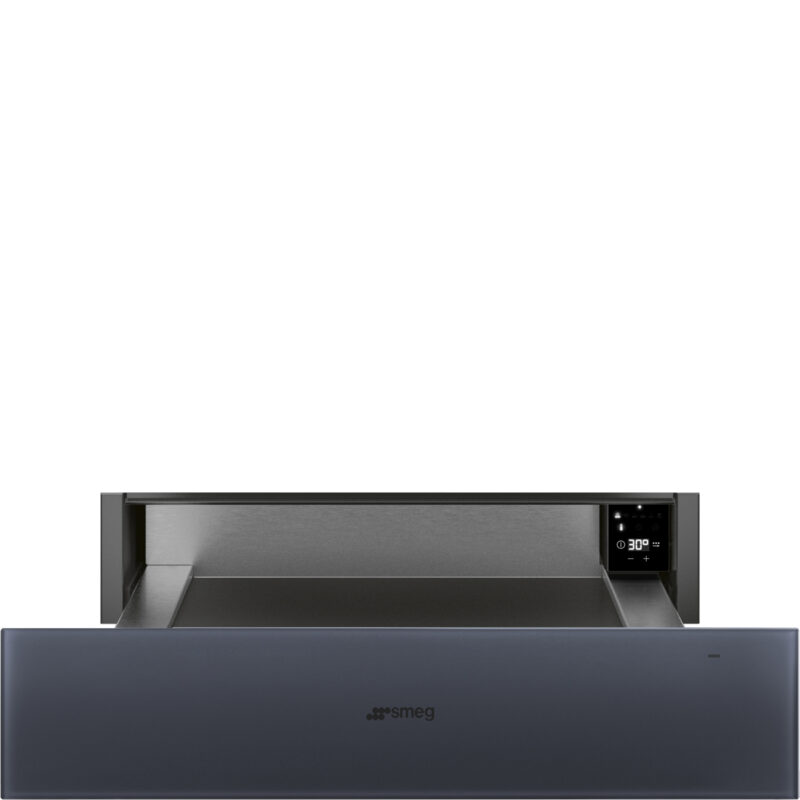 Khay giữ ấm Smeg CPRT115G – Línea Neptune Grey – Ngăn kéo tích hợp