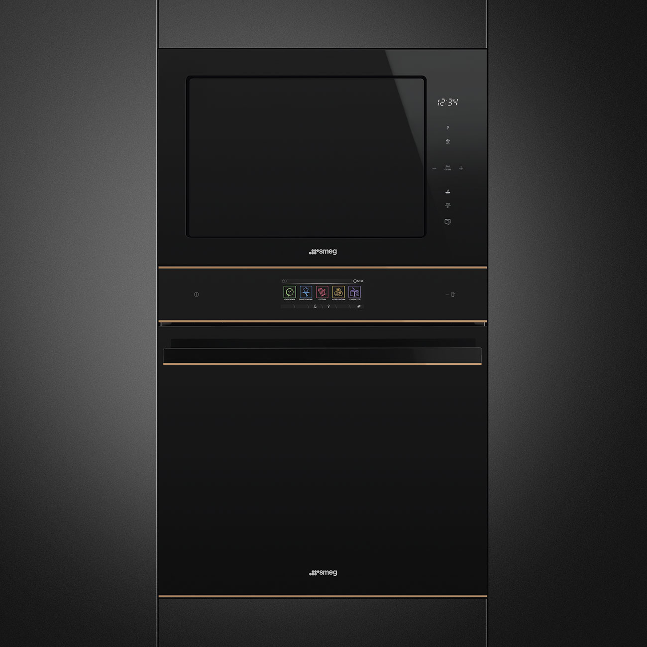 Lo vi song Smeg FMI625CN chuc nang ket hop