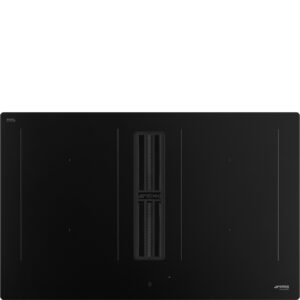 Bếp từ tích hợp hút mùi Smeg HOBD382N2 - Clásica Đen Mate 83cm - EVO Slider