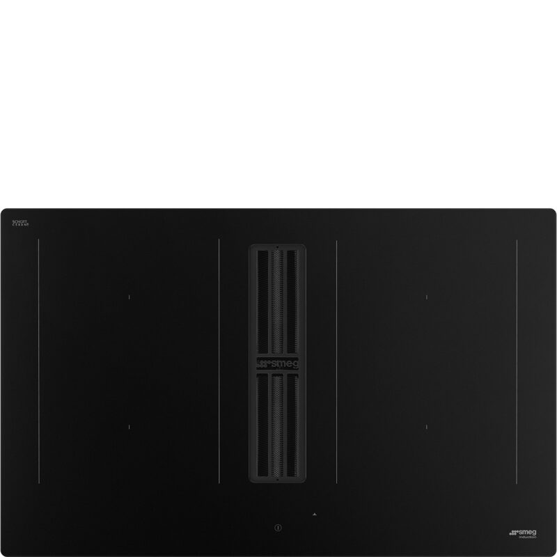 Bếp từ tích hợp hút mùi Smeg HOBD382N2 – Clásica Đen Mate 83cm – EVO Slider