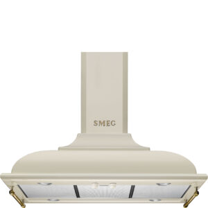 Máy hút mùi đảo Smeg KCI19POE - Cortina Crema 90cm - Cổ điển