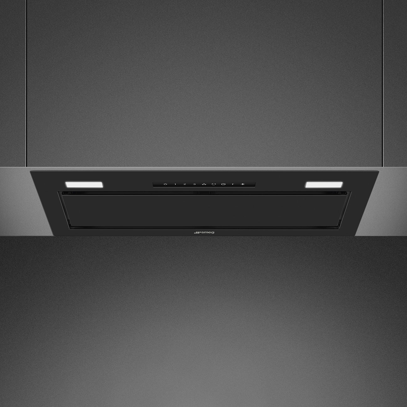 May hut mui am tu Smeg KSG6P4MB 60cm den mate Auto-Vent 2.0 cam ung