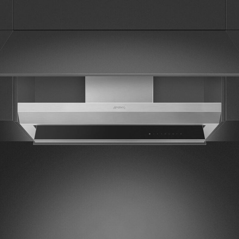 May hut mui am tu Smeg KSGT124XV T-Shelf 120cm V-Condense PRO Auto-Vent 2.0