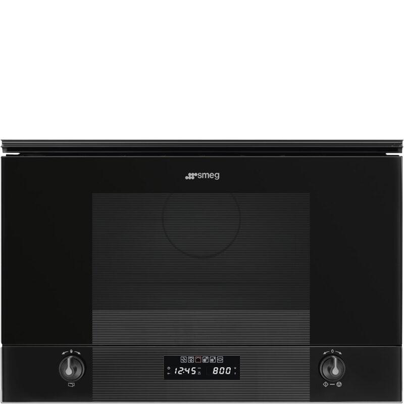 Lò vi sóng Smeg MP122B3 – Línea – Có Grill, lắp dưới tủ