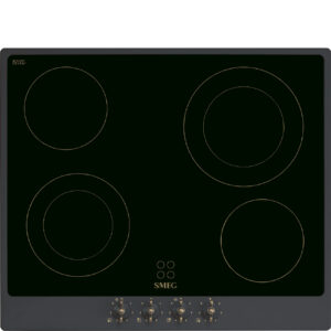 Bếp điện Smeg P864AO - Colonial Antracita 60cm - Mandos xoay