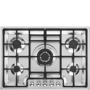 Bếp gas Smeg PGF75-4 - Clásica Inox 70/75cm - 5 vùng nấu