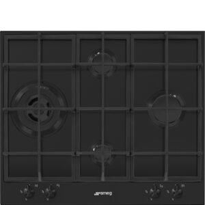 Bếp gas Smeg PX364LMB - Clásica Đen Mate 60cm - 4 vùng nấu