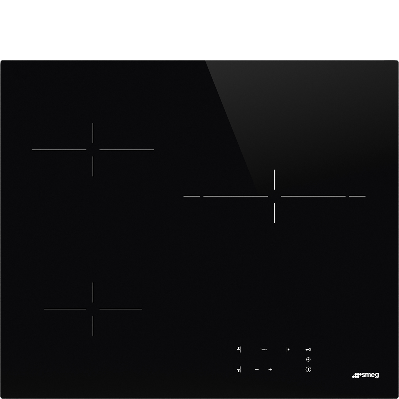 Bếp điện Smeg SE263TD2 mặt kính cerámico 60cm 3 vùng nấu