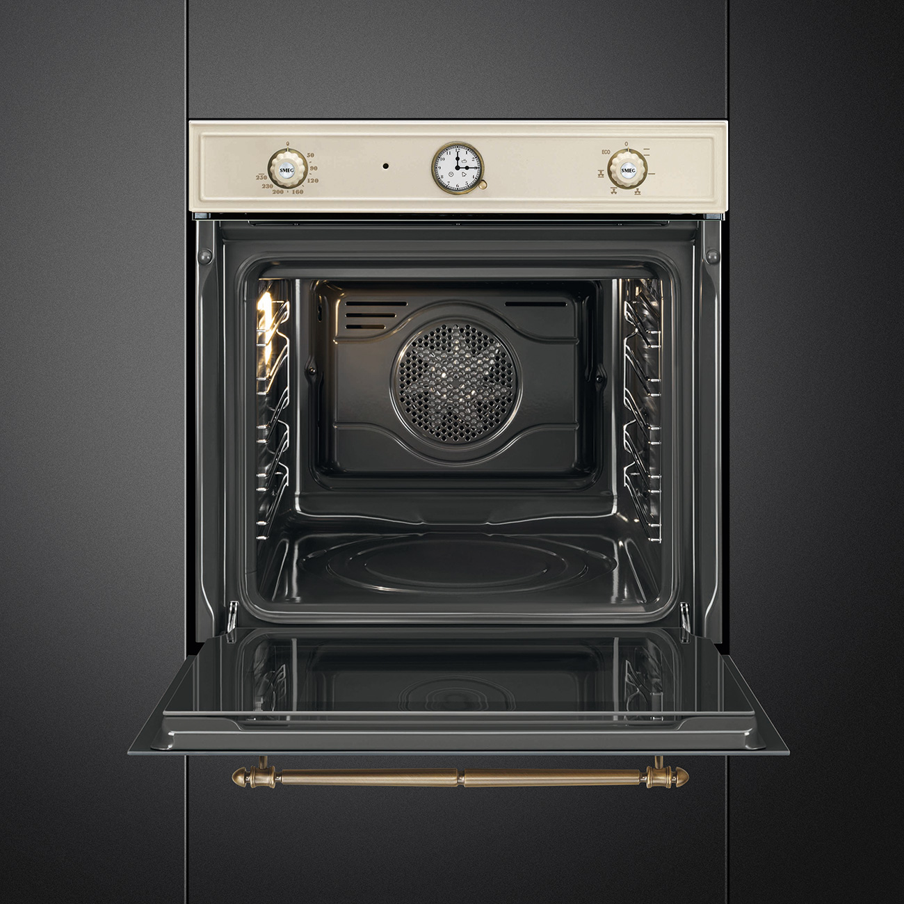 Khoang lò 70 lít 5 tầng nướng lò Smeg SF67C1PO
