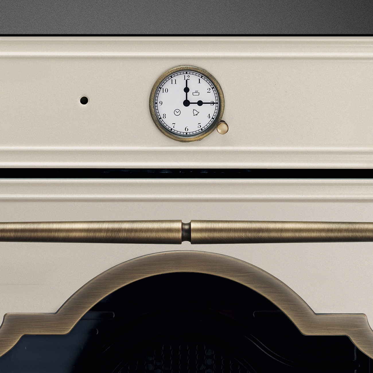 Chi tiết đồng cổ tay cầm lò Smeg SF67C1PO Cortina
