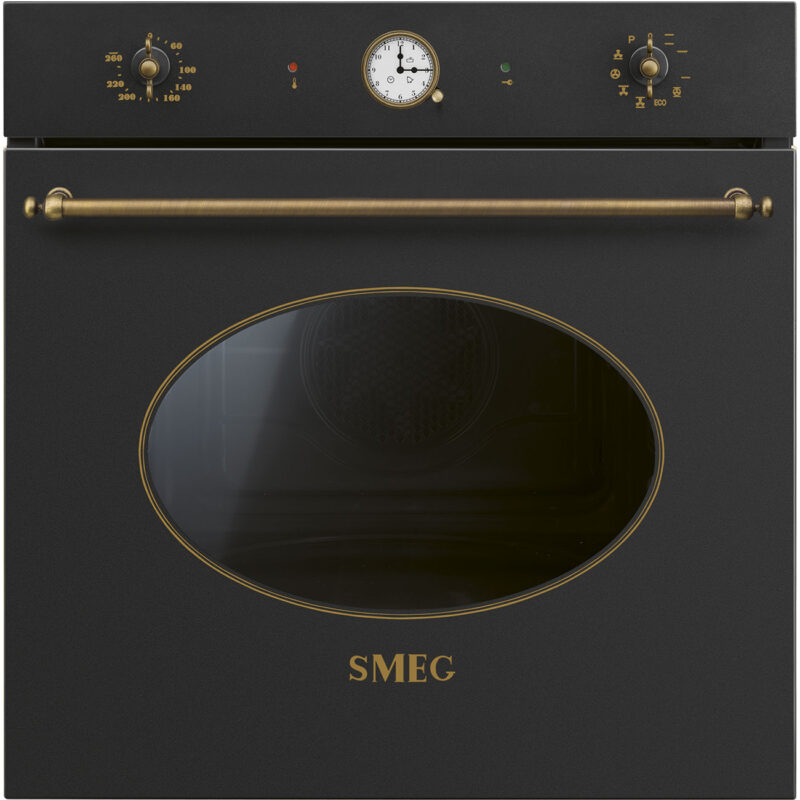Lò nướng Smeg SFP68C1TAO – Termoventilado – Colonial Antracita