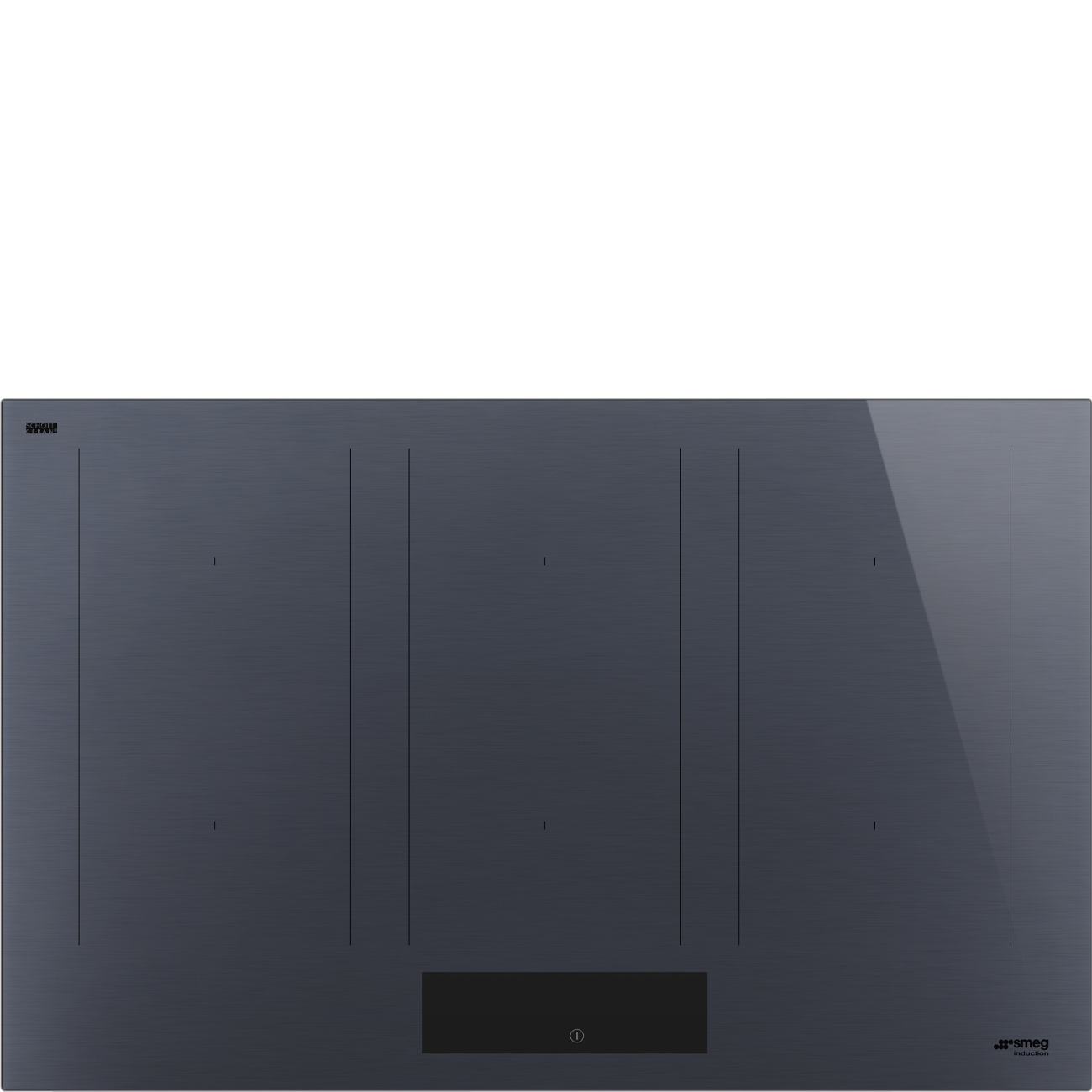 Bep tu Smeg SIM1864DG Linea Neptune Grey 80cm EVO Slider 6 vung Multizona