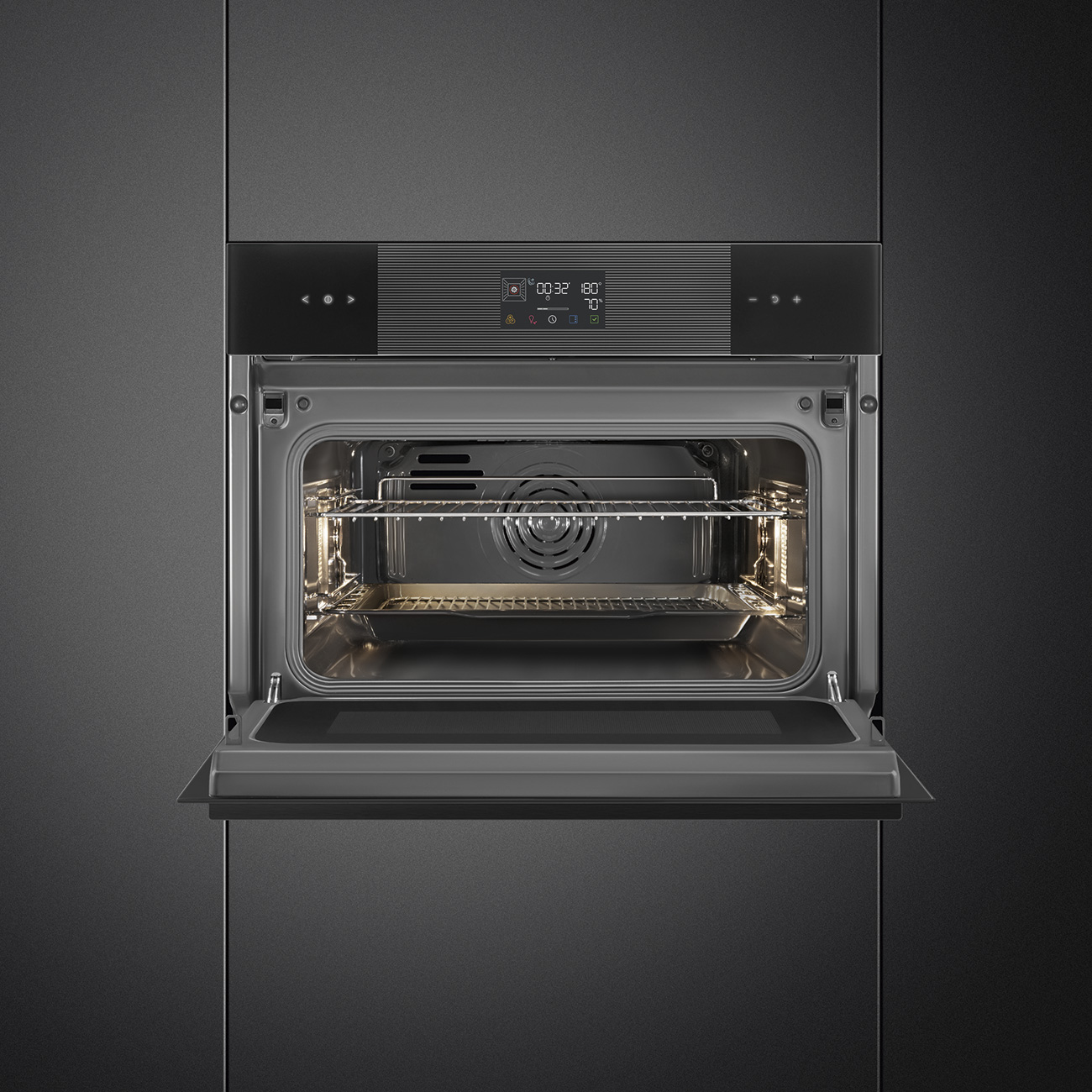Chức năng BBQ Piedra Pizza lò Smeg SO4102M1B3