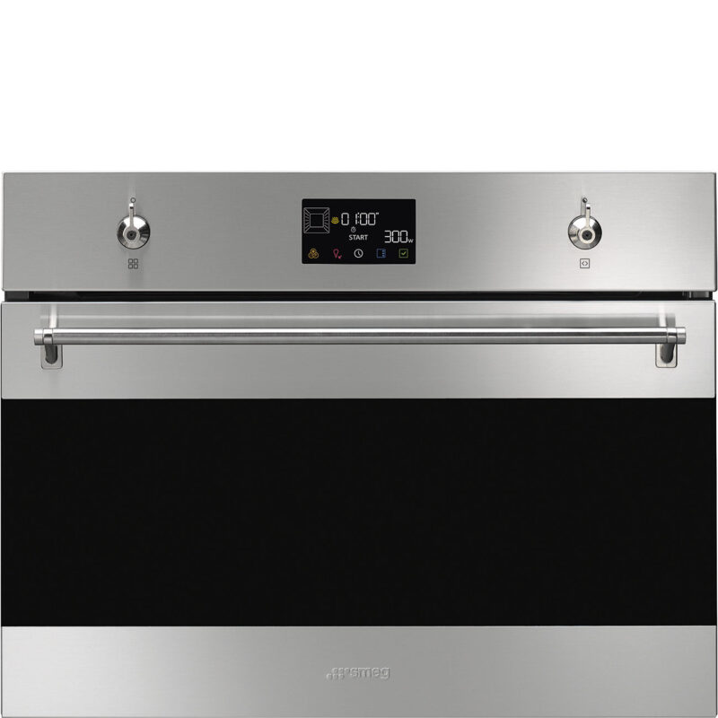 Lò nướng Smeg SO4302M1X – Galileo Micro Combi – Compacto 45cm – Cổ Điển Inox