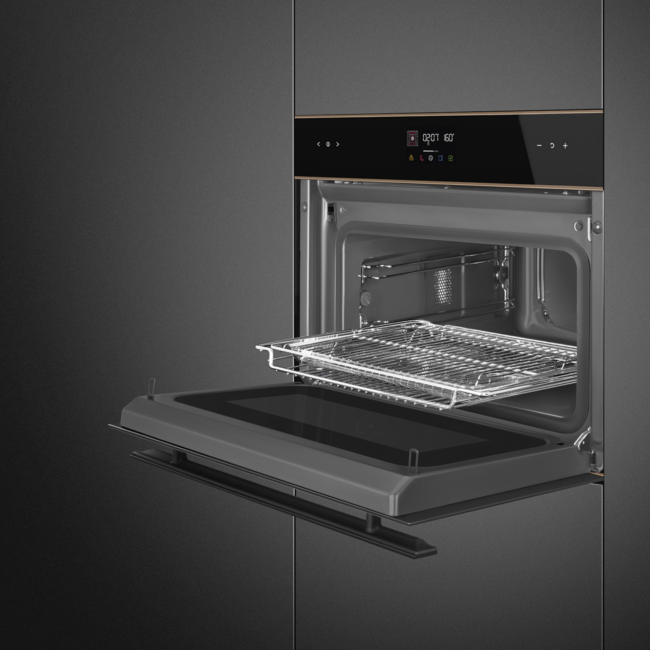 Bảng điều khiển EvoScreen lò Smeg SO4602M1NR