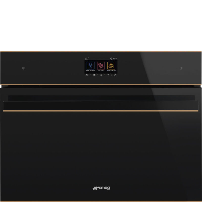 Lò nướng Smeg SO4604M2PNR – Galileo Speedwave – Compacto 45cm – Dolce Stil Novo