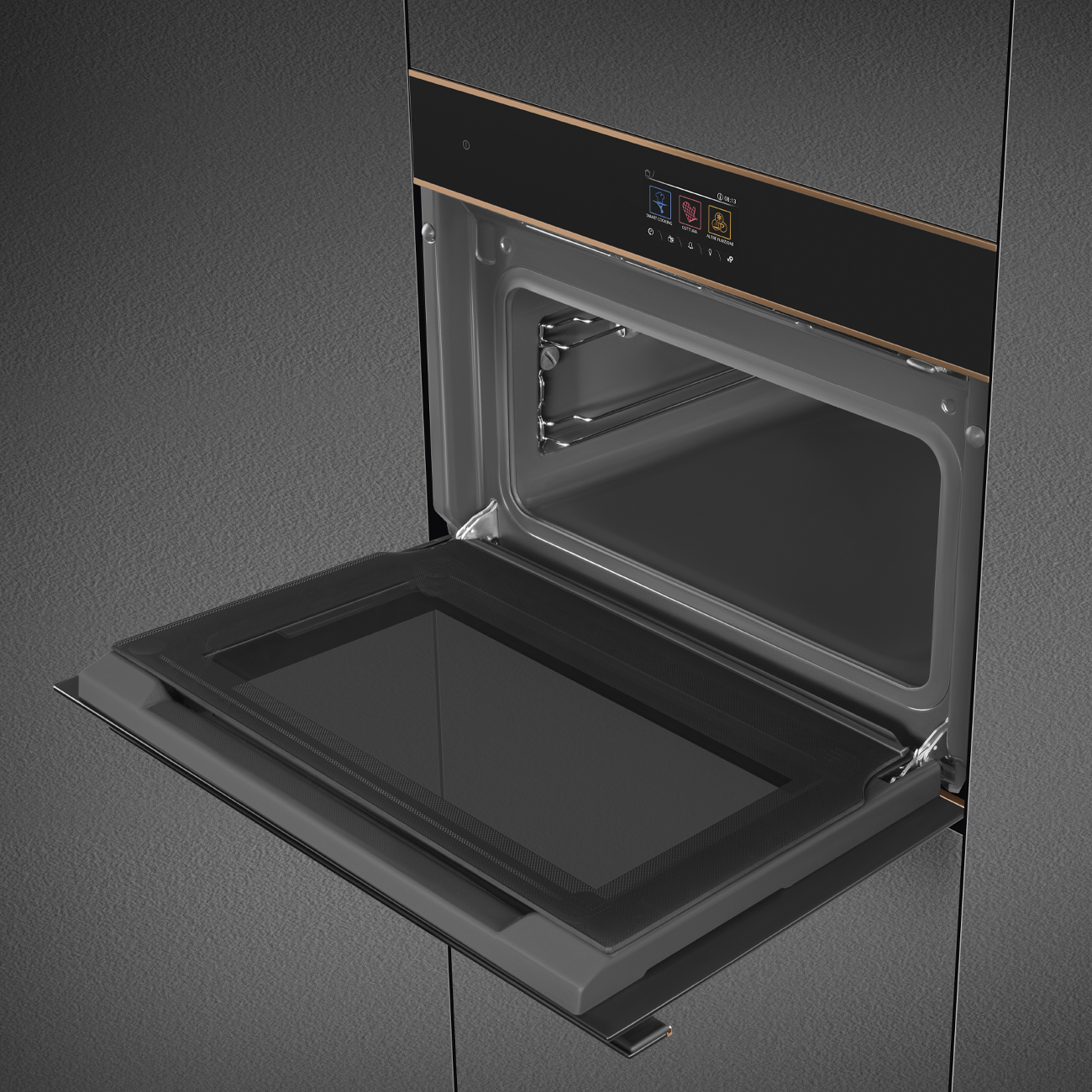 Men Ever Clean khoang lò dễ vệ sinh Smeg SO4604S4PNR