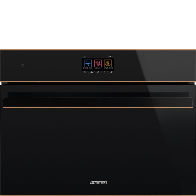 Lò nướng Smeg SO4604S4PNR – Galileo Steam100 Pro – Compacto 45cm – Dolce Stil Novo