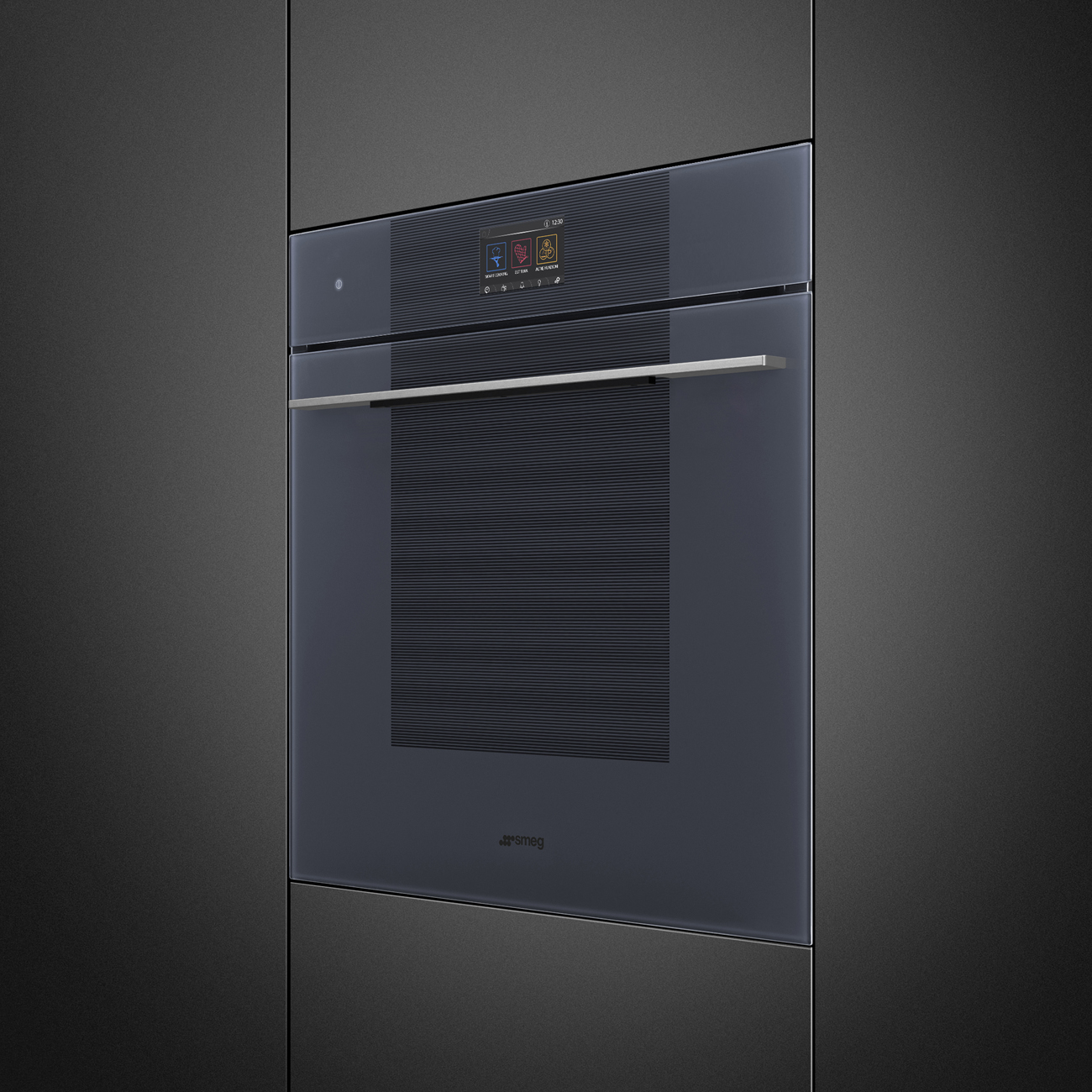 Giao diện VivoScreen Smartcooking lò Smeg SO6104S4PG