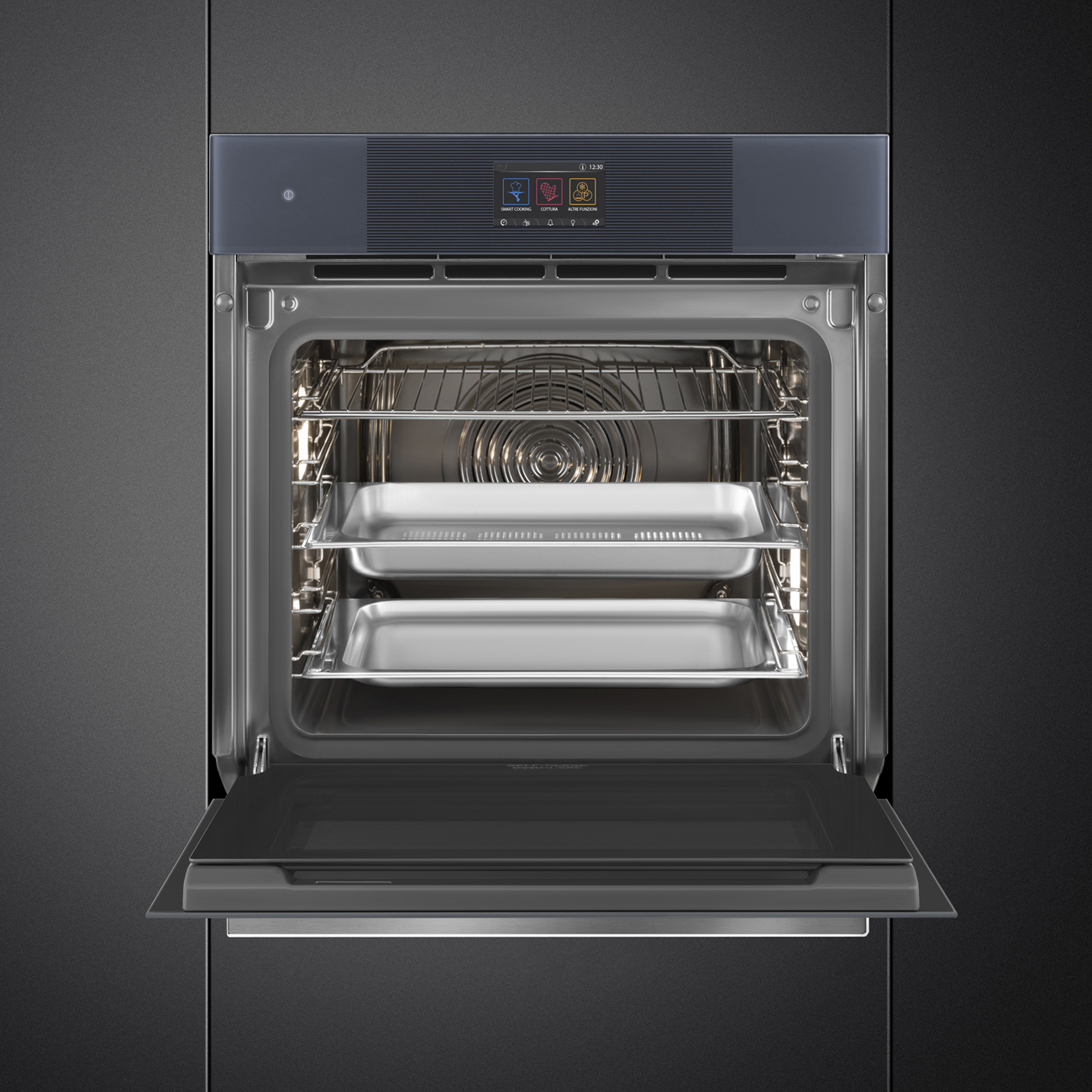 Tính năng Instant GO nấu nhiều giai đoạn lò Smeg SO6104S4PG