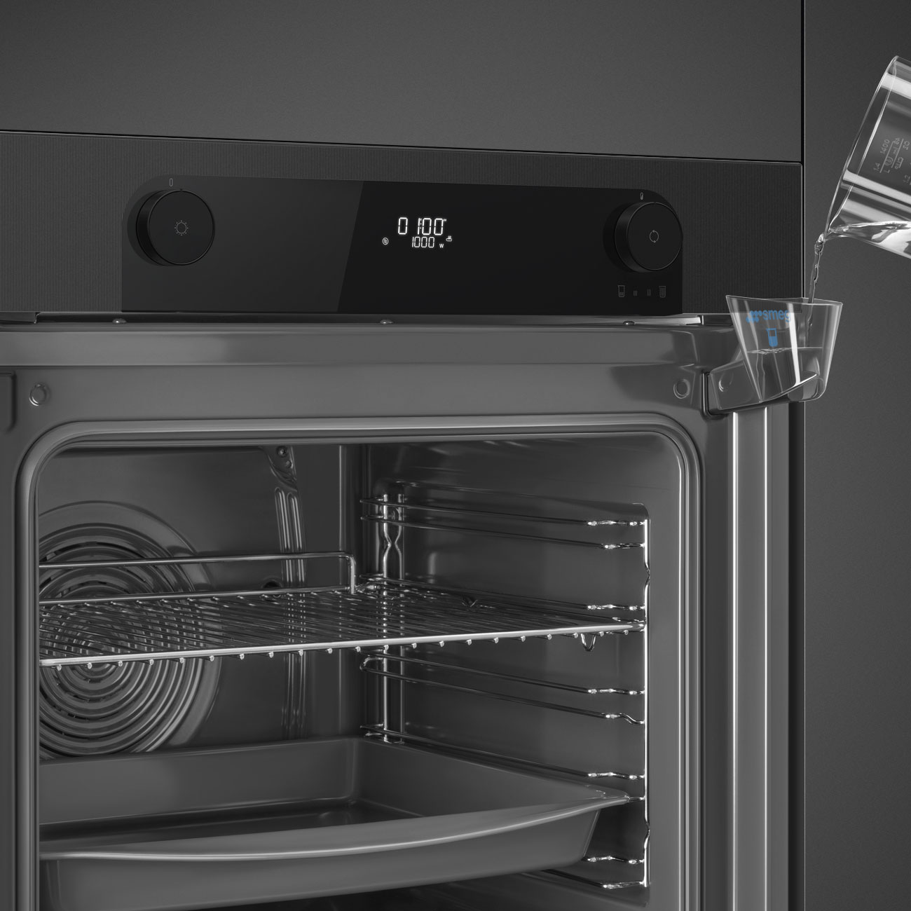 Chức năng Vapor Clean lò Smeg SO6201S2B