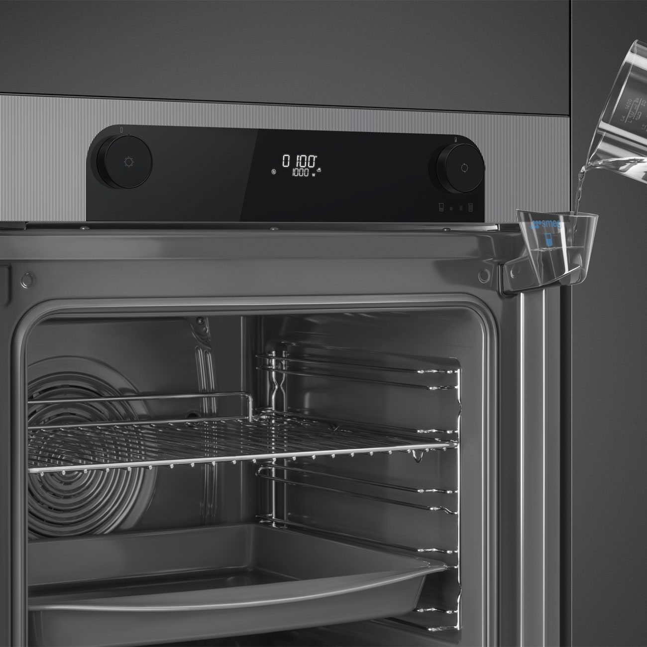 Chức năng Vapor Clean lò Smeg SO6201S2S