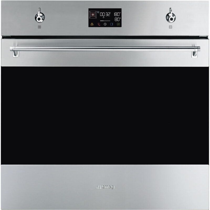 Lò nướng Smeg SO6302S3PX – Galileo Steam100 – 60cm – Cổ Điển Inox
