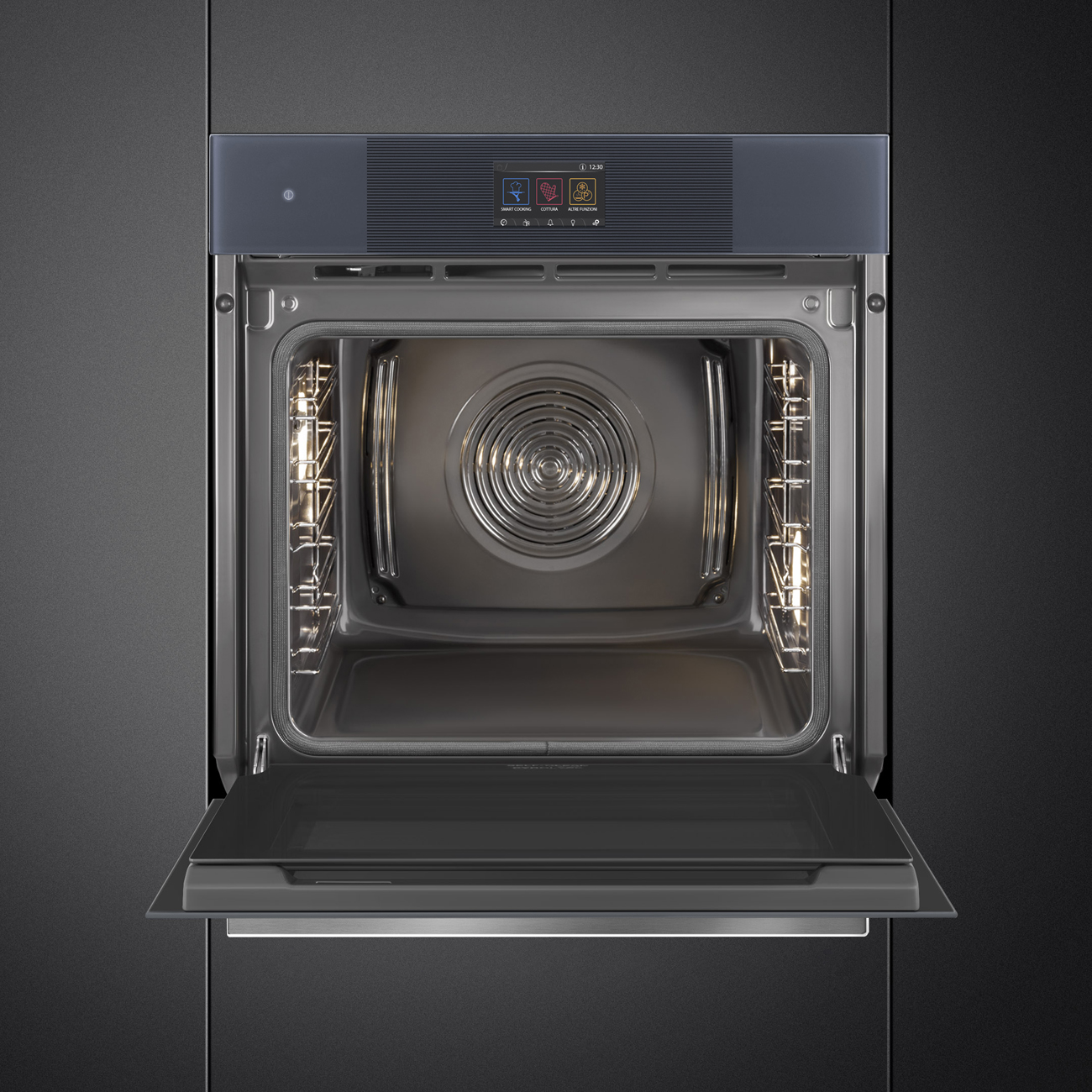 Giao diện VivoScreen Smartcooking lò Smeg SOP6104TPG