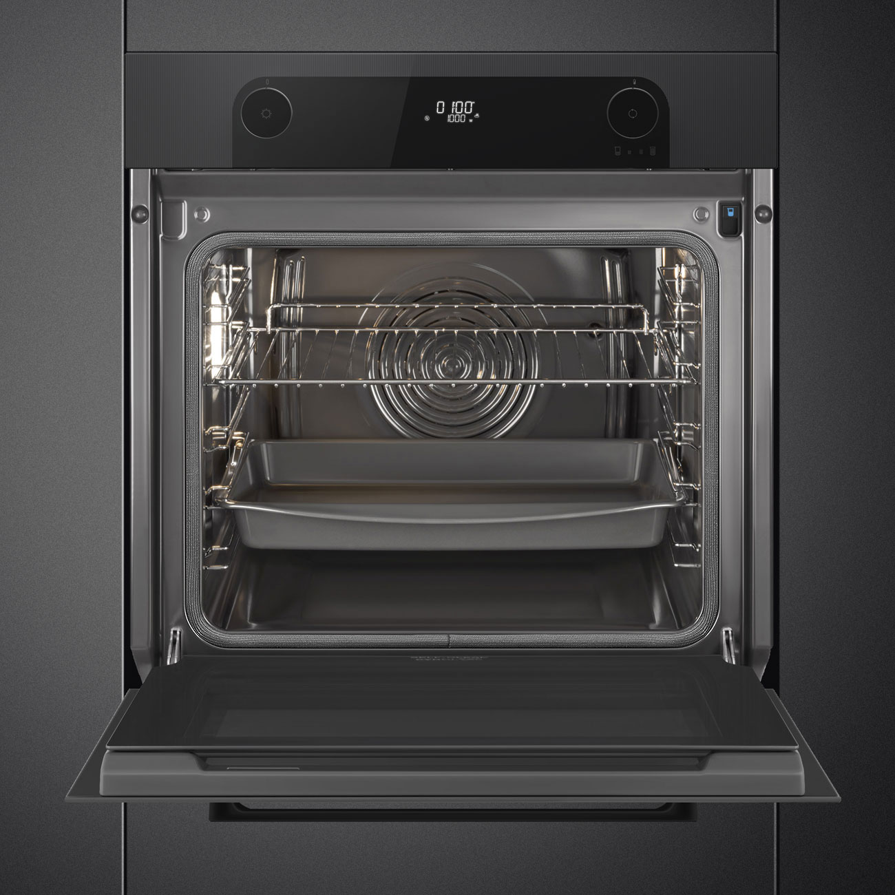 Khoang lò men Ever Clean lò Smeg SOP6201S2B