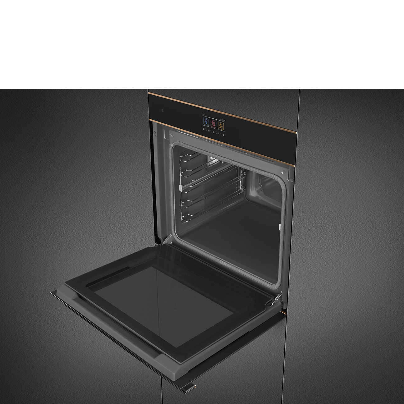 Nấu nhiều giai đoạn lò Smeg SOP6604S2PNR