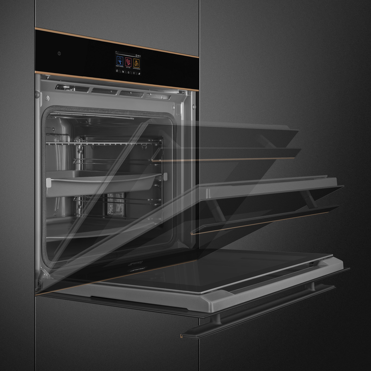 Đầu dò đa điểm Instant GO lò Smeg SOP6604TPNR