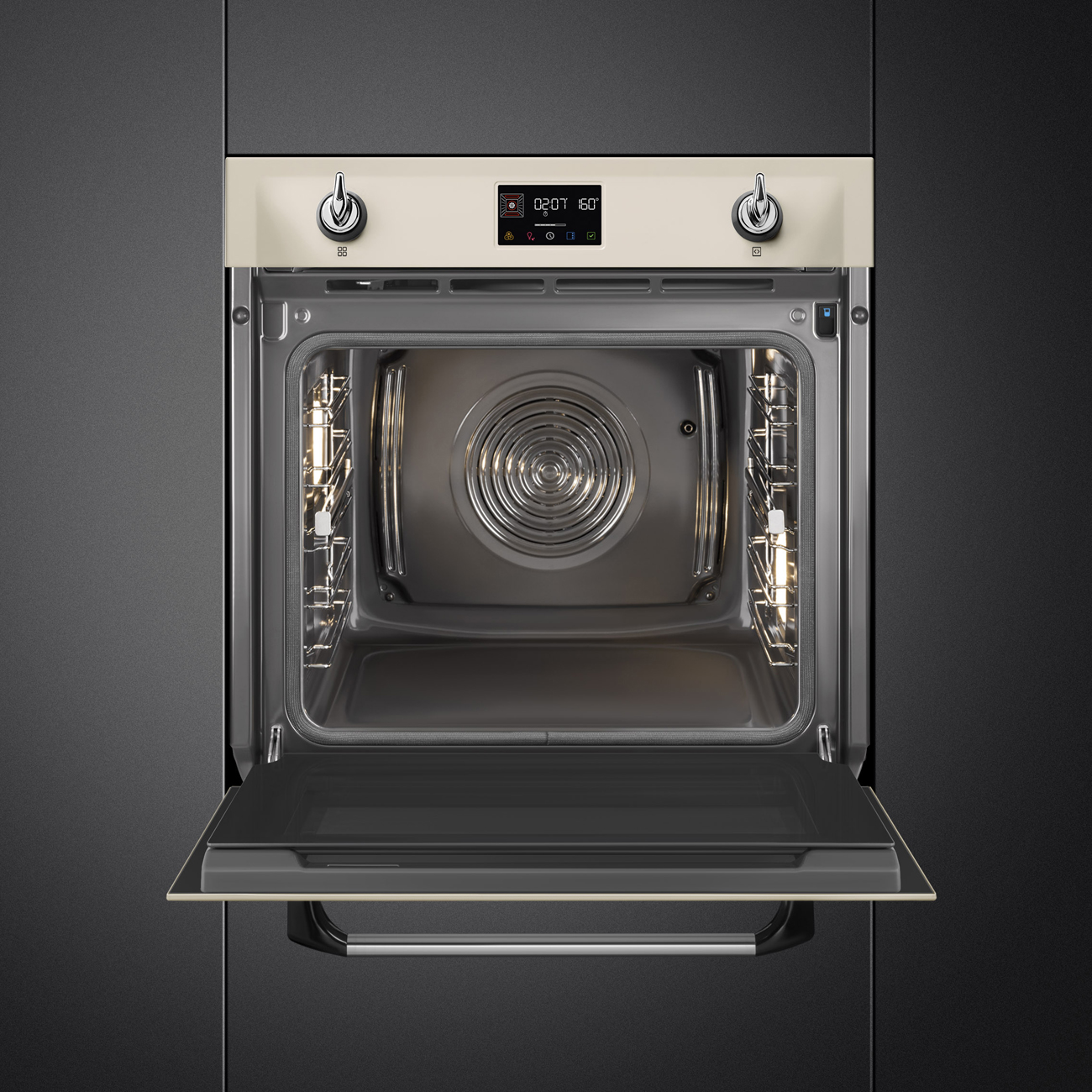 Cửa kính 4 lớp Fresh Touch lò Smeg SOP6902S2PP