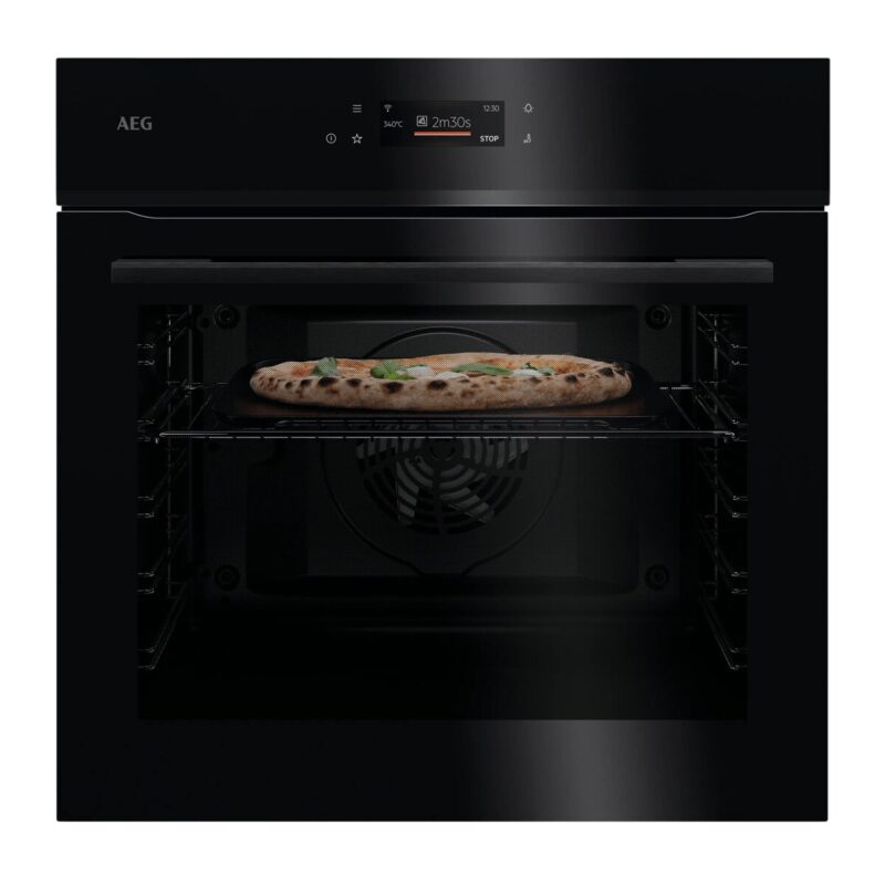 Lò Nướng Pizza AEG BP6150B – PizzaExpert 7000 – WLAN – Tự Làm Sạch Pyrolytic – Đen