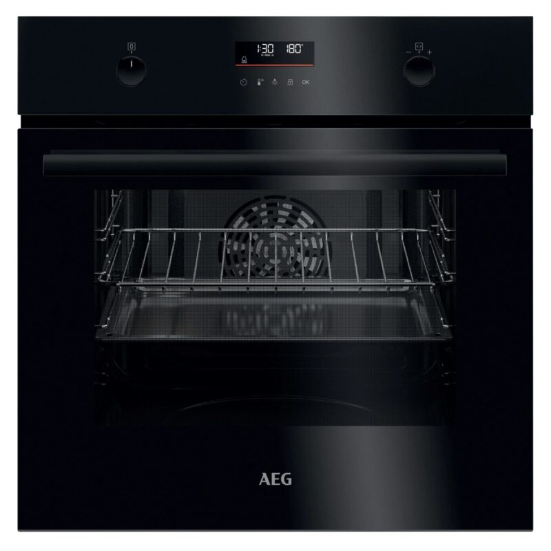 Lò Nướng Âm Tủ AEG BPE53516AB – 5000 SurroundCook® – Tự Làm Sạch Pyrolytic – Đen