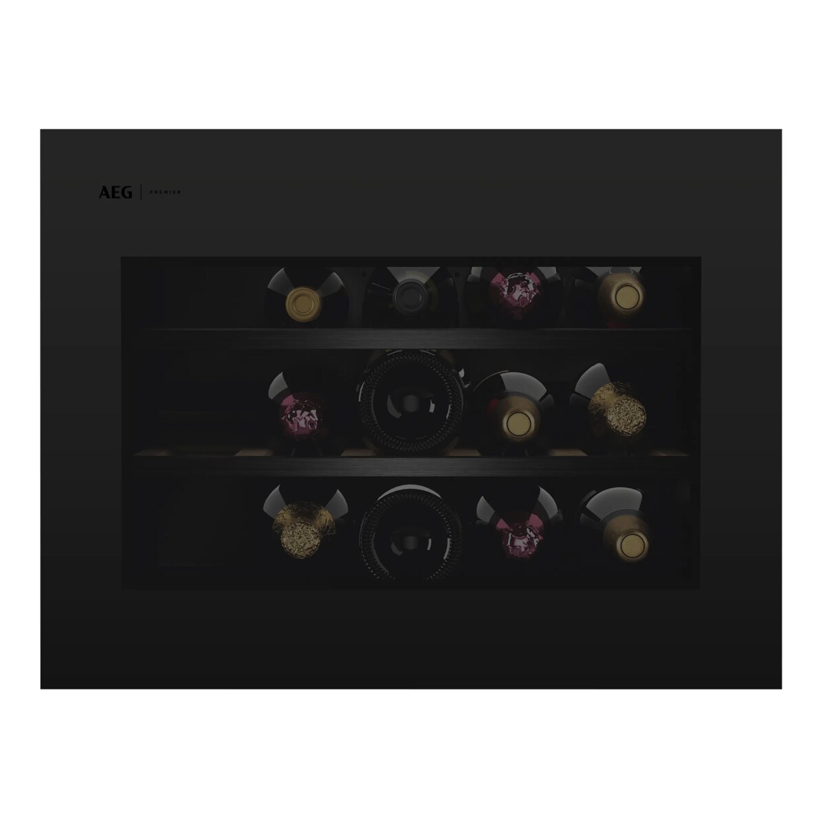 Tu ruou am tu AEG CW6000T compact 15 chai Matt Black