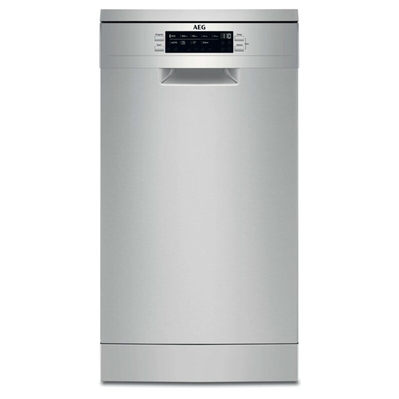 Máy Rửa Bát Độc Lập AEG FFB73527ZM – 7000 GlassCare – Khổ Hẹp 45cm – 10 Bộ